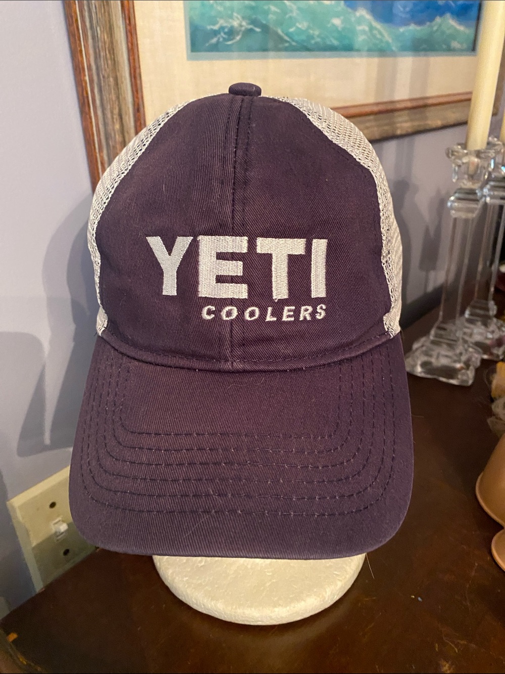 V ! YETI baseball style hat in good condition